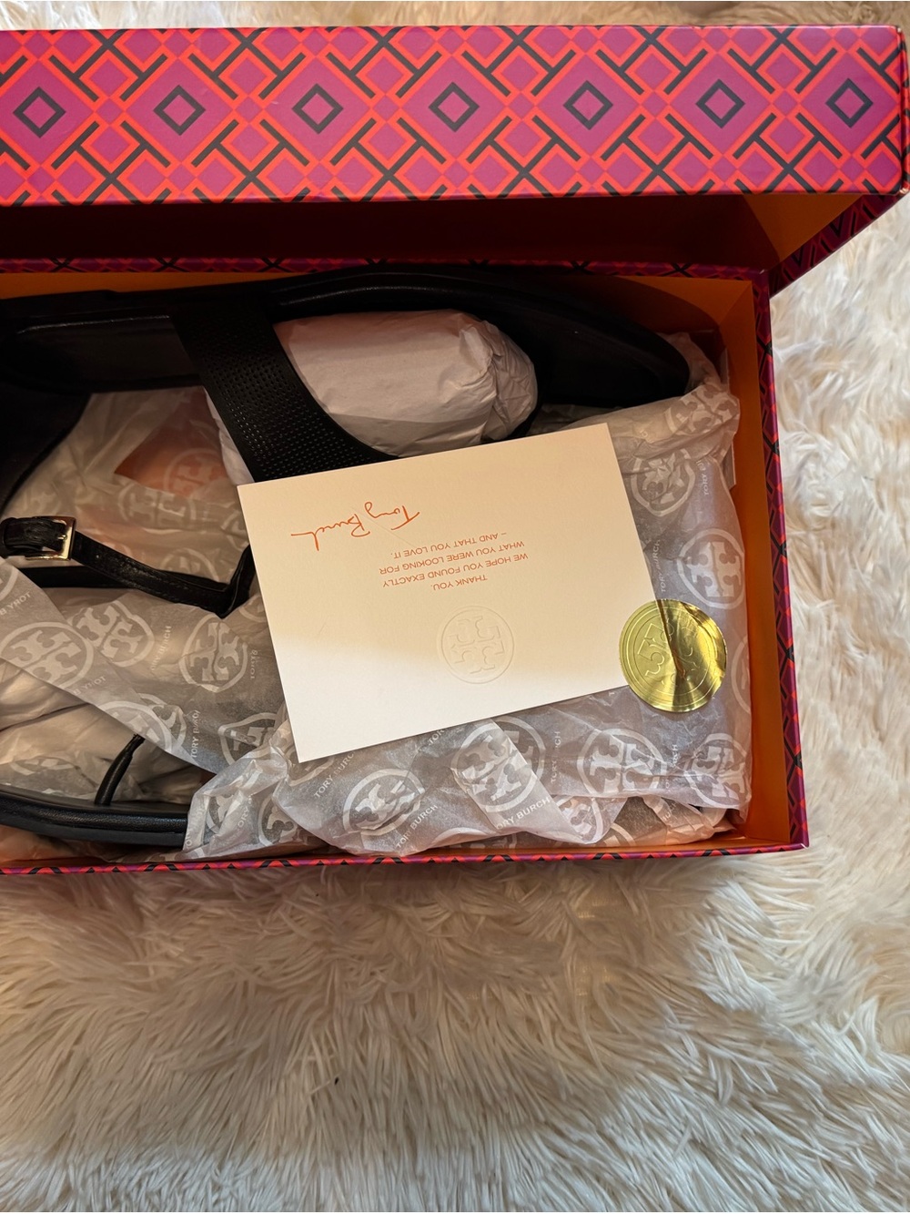 Tory Burch Laura Flat Sandals - Picture 5 of 7